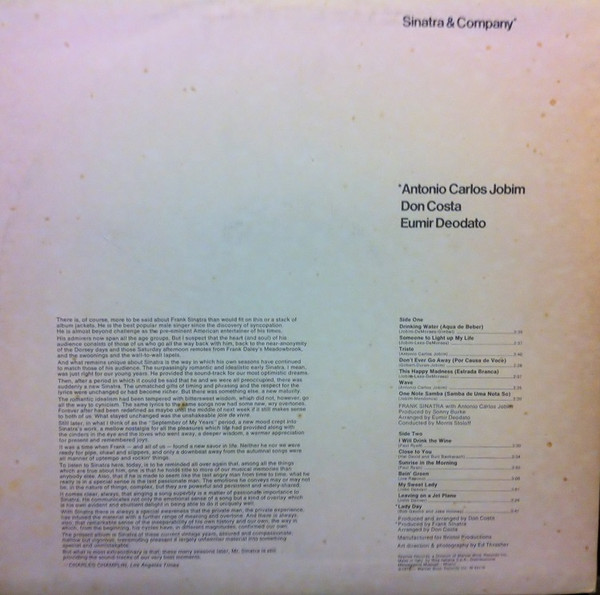 Frank Sinatra - Sinatra & Company | Reprise Records (W 44115) - 2