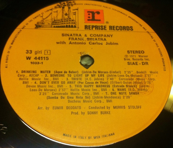 Frank Sinatra - Sinatra & Company | Reprise Records (W 44115) - 3