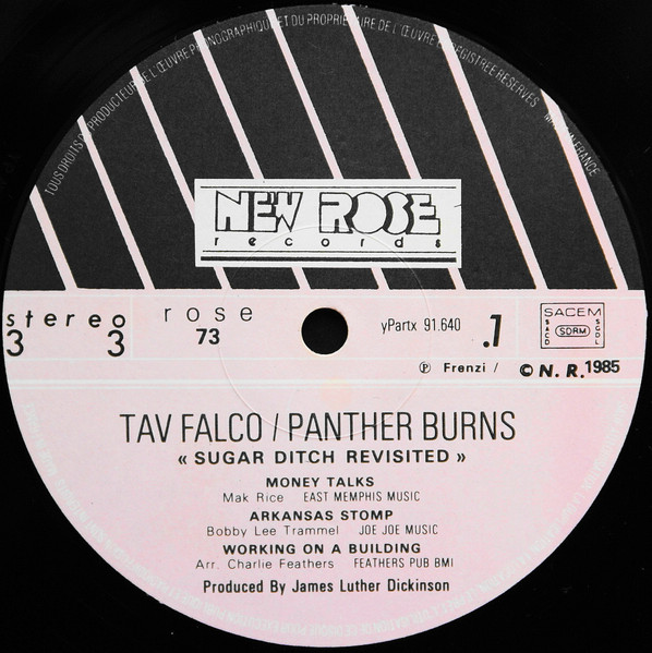 Tav Falco's Panther Burns - Sugar Ditch Revisited | New Rose Records (ROSE 73) - 3