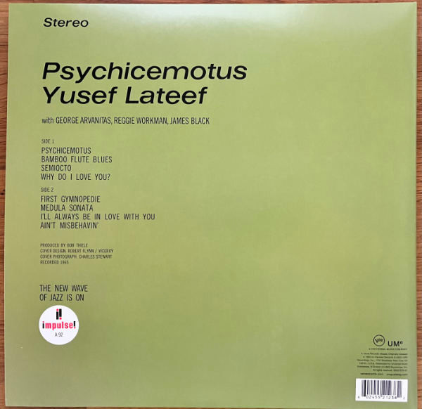 Yusef Lateef - Psychicemotus | Verve Records (B0037579-01) - 4