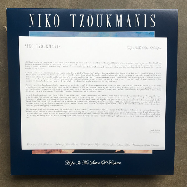 Niko Tzoukmanis - Hope Is The Sister Of Despair | Libreville Records (LVLP-2006) - 3
