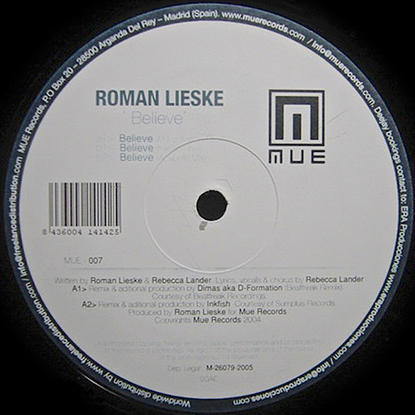 Roman Lieske - Believe (Part 2) | MUE Records (MUE 007)