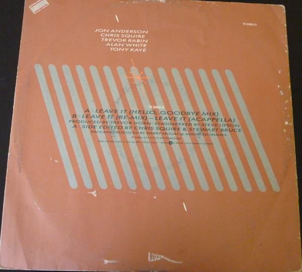 Yes - Leave It | ATCO Records (79 6964-0)