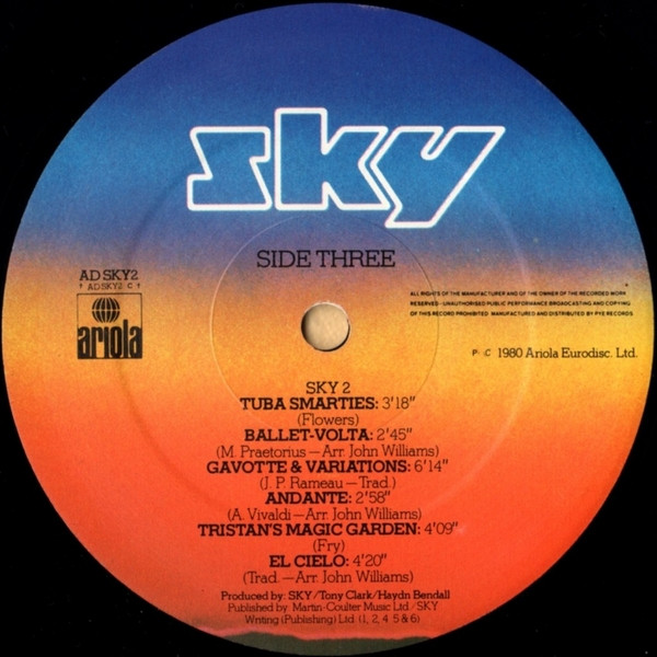 Sky - Sky 2 | Ariola (AD SKY2) - 6 Sky - Sky 2 | Ariola (AD SKY2) - 6