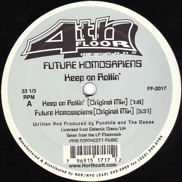 Future Homosapiens - Keep On Rollin' | 4th Floor Records (FF-2017)