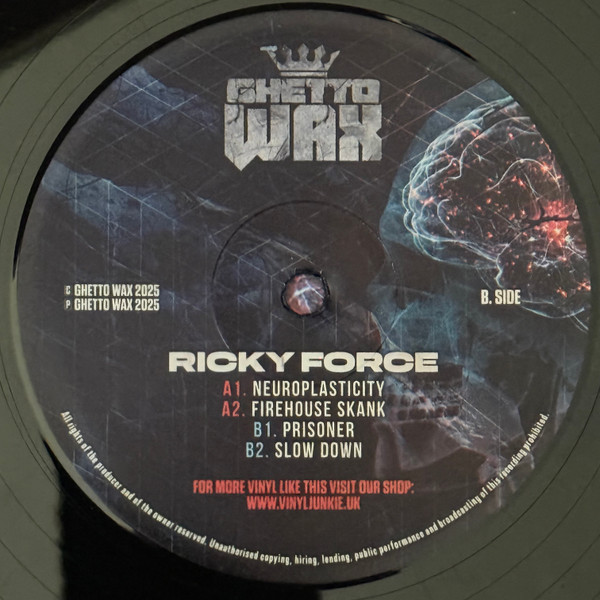 Ricky Force - Neuroplasticity EP | Ghetto Wax (GWAX003) - 4 Ricky Force - Neuroplasticity EP | Ghetto Wax (GWAX003) - 4