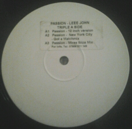 Leee John - Passion | Not On Label (0007) - main