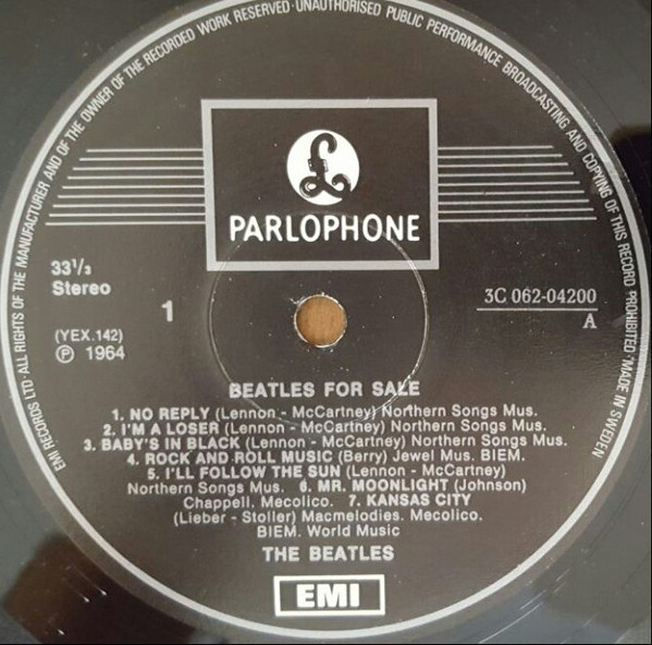 The Beatles - Beatles For Sale | Parlophone (3C 062-04200) - 4 The Beatles - Beatles For Sale | Parlophone (3C 062-04200) - 4