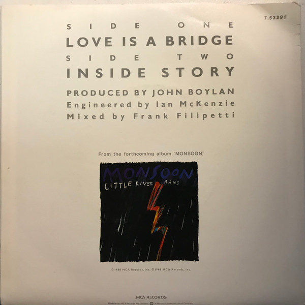 Little River Band - Love Is A Bridge | MCA Records (7-53291)