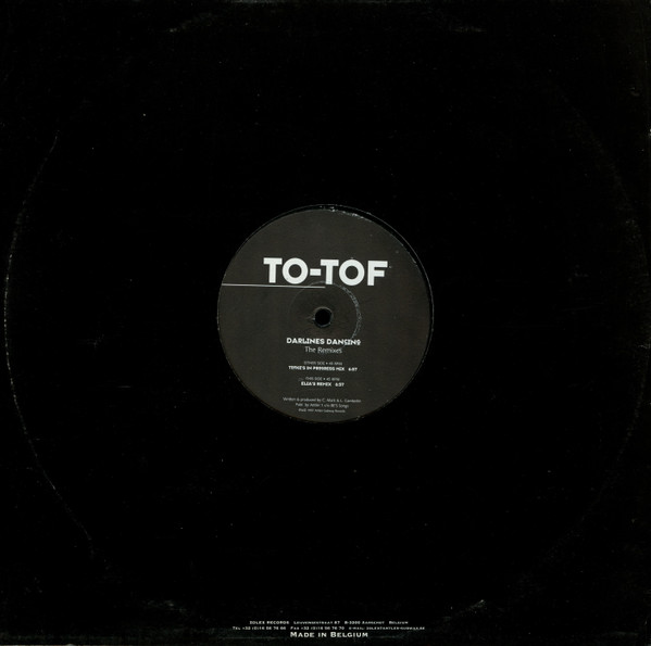 To-Tof - Darlines Dancing (The Remixes) | Zolex Records (ZX 7164) - 4