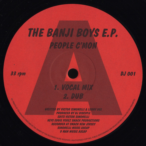 DJ Disciple - The Banji Boys E.P. | Not On Label (DJ 001) - 2