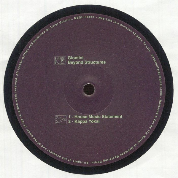 Giomini - Beyond Structures | Neo Life (NEOLIFE001) Giomini - Beyond Structures | Neo Life (NEOLIFE001)
