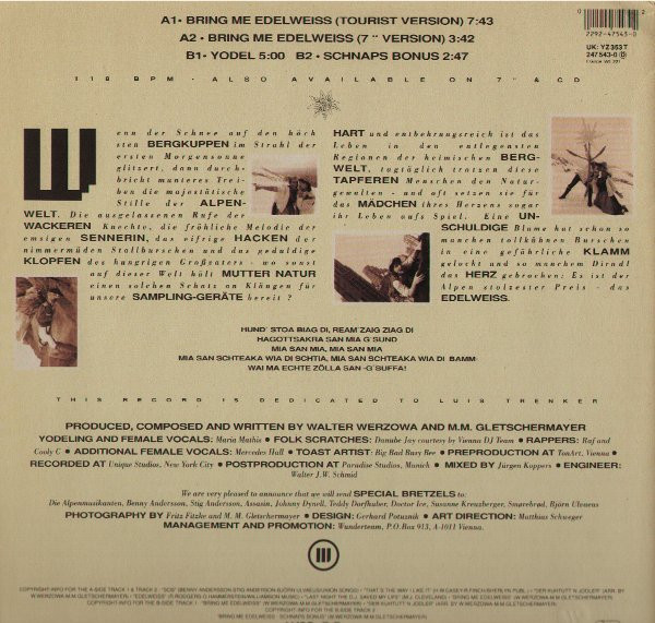 Edelweiss - Bring Me Edelweiss | GiG Records (247 543-0)