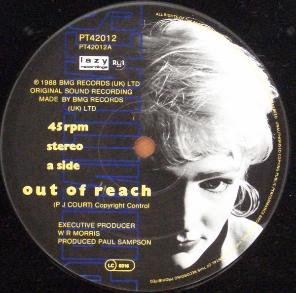 The Primitives - Out Of Reach | RCA (PT 42012) - 3