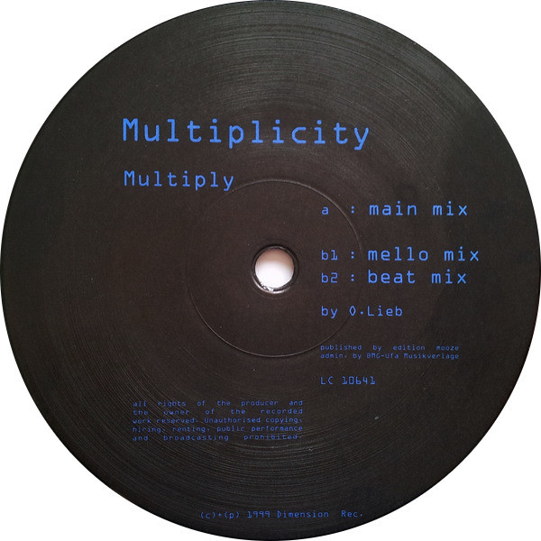 Multiplicity - Multiply EP | Dimension (Dimension 001) - 3