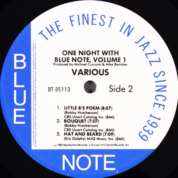 Various - One Night With Blue Note, Volume 1 | Blue Note (BT 85113) - 4