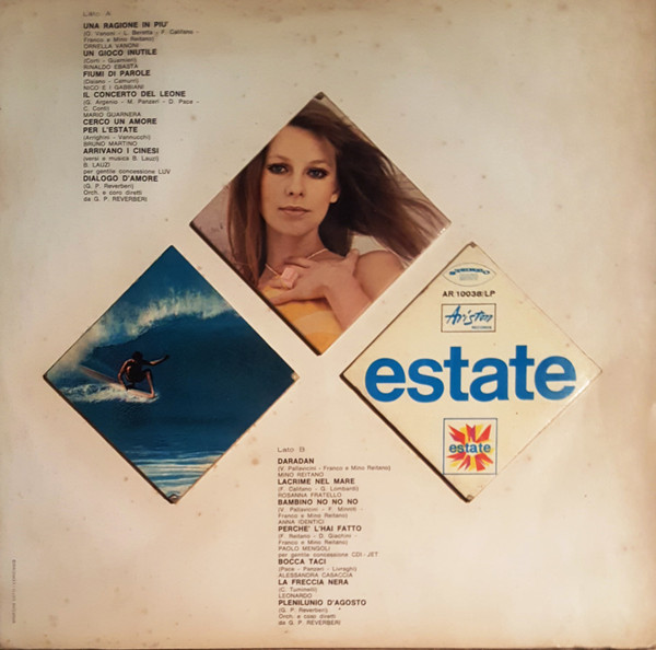 Various - Estate | Ariston Records (AR/10038/LP) - 3 Various - Estate | Ariston Records (AR/10038/LP) - 3