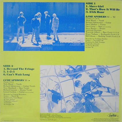 Lime Spiders - Slave Girl | Big Time (BTA 002)