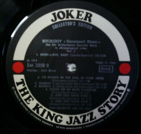 Bix Beiderbecke - Bixology "Davenport Blues" | Joker (SM 3558) - 3