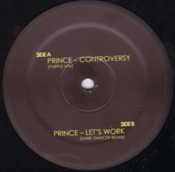 Prince - Controversy | Not On Label (Prince) (BVR-1103) - 3 Prince - Controversy | Not On Label (Prince) (BVR-1103) - 3