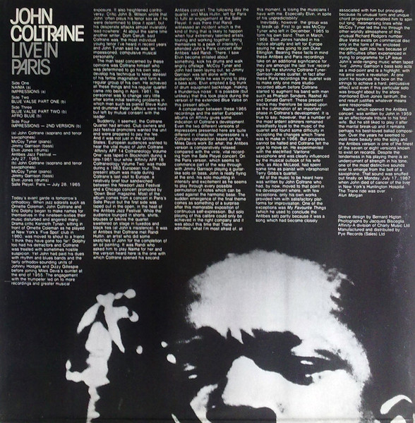 John Coltrane - Live In Paris | Affinity (AFFD 24) - 2