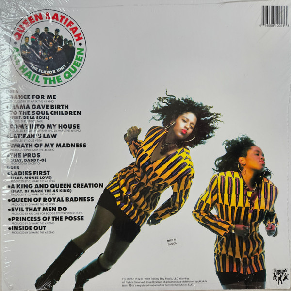 Queen Latifah - All Hail The Queen | Tommy Boy (TB-1022-1) - 2