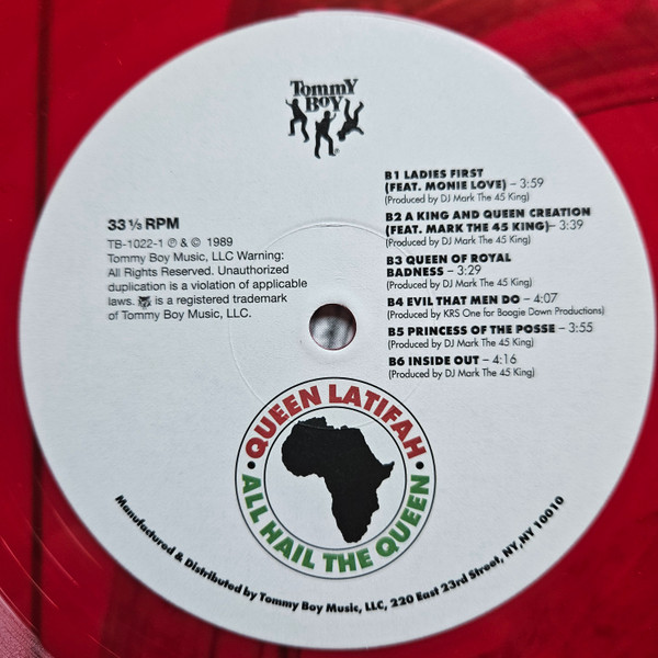 Queen Latifah - All Hail The Queen | Tommy Boy (TB-1022-1) - 4