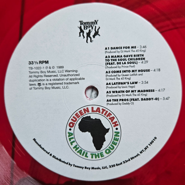Queen Latifah - All Hail The Queen | Tommy Boy (TB-1022-1) - 3