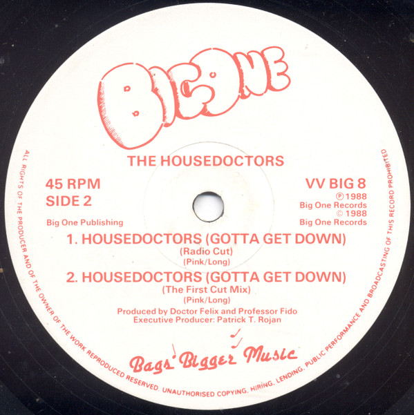 The Housedoctors - Housedoctors (Gotta Get Down) | Big One Records (VV BIG 8)