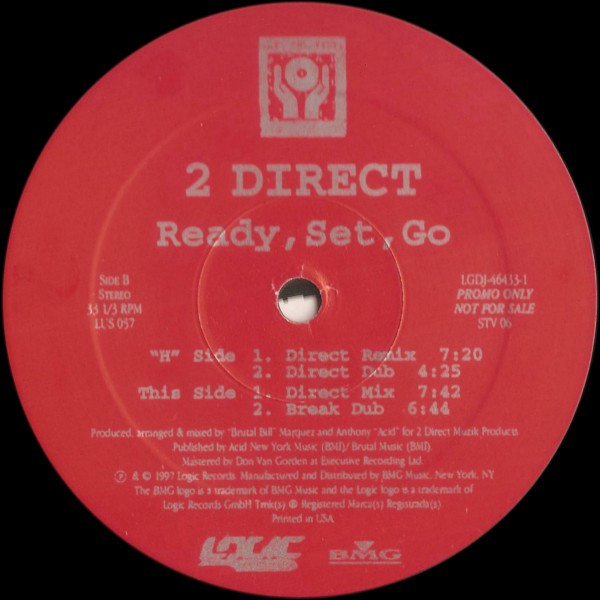 2 Direct - Ready, Set, Go | Logic Records (LGDJ-46433-1)