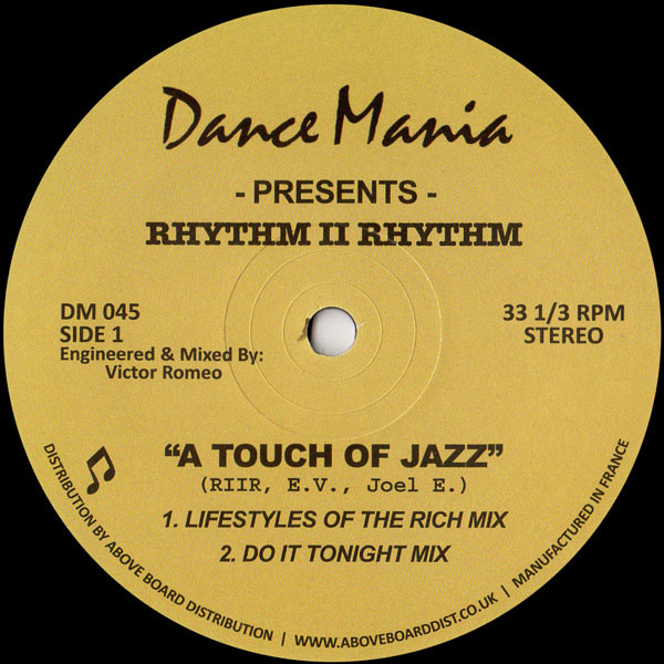 Rhythm II Rhythm - A Touch Of Jazz | Dance Mania (DM 045) - main Rhythm II Rhythm - A Touch Of Jazz | Dance Mania (DM 045) - main