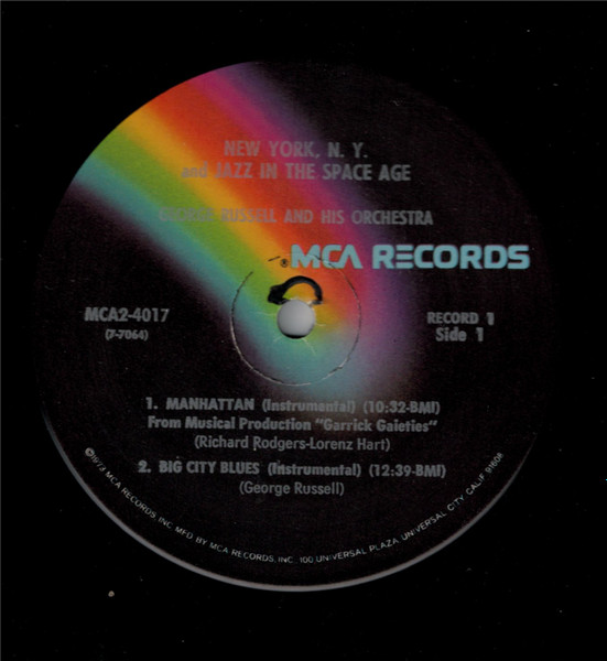 George Russell Orchestra - New York, N.Y. And Jazz In The Space Age | MCA Records (MCA-2-4017) - 4