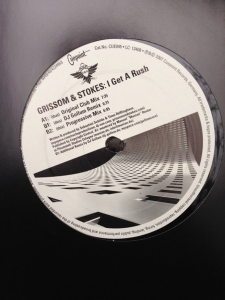 Grissom & Stokes - I Get A Rush | Cuepoint Records (CUE045)