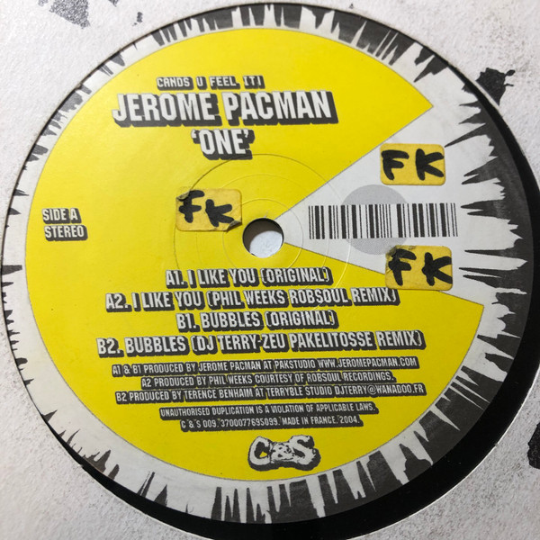 Jérôme Pacman - One | Crack&Speed (C&S 009) - main