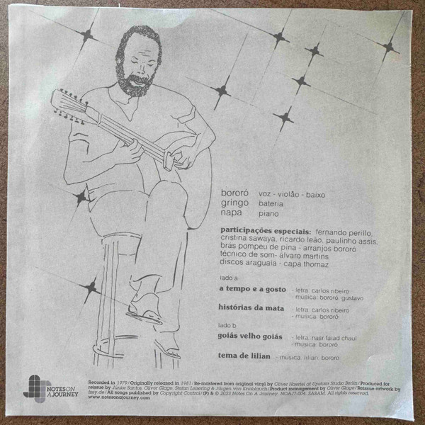 Bororó - A Tempo E A Gosto | Notes On A Journey (NOAJ7-004) - 2