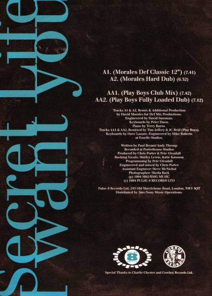 Secret Life - I Want You | Pulse-8 Records (12LOSE71) - 4 Secret Life - I Want You | Pulse-8 Records (12LOSE71) - 4