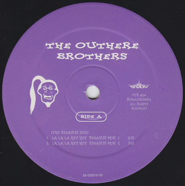 The Outhere Brothers - La La La Hey Hey | Stealth Records (STR 9294) - 2