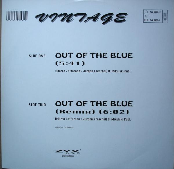 Vintage - Out Of The Blue | ZYX Music (ZYX 6986-12) - 2