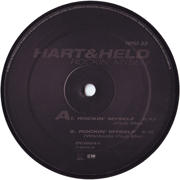 Hart & Held - Rockin' Myself | Epidrome (EPD 666216 6) - 3
