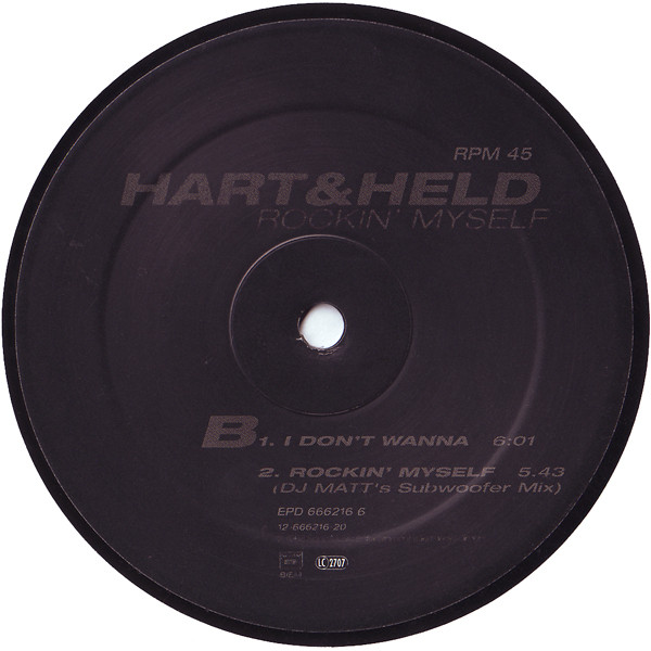 Hart & Held - Rockin' Myself | Epidrome (EPD 666216 6) - 4