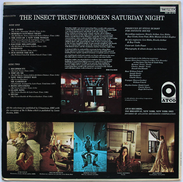 The Insect Trust - Hoboken Saturday Night | ATCO Records (SD 33-313) - 2