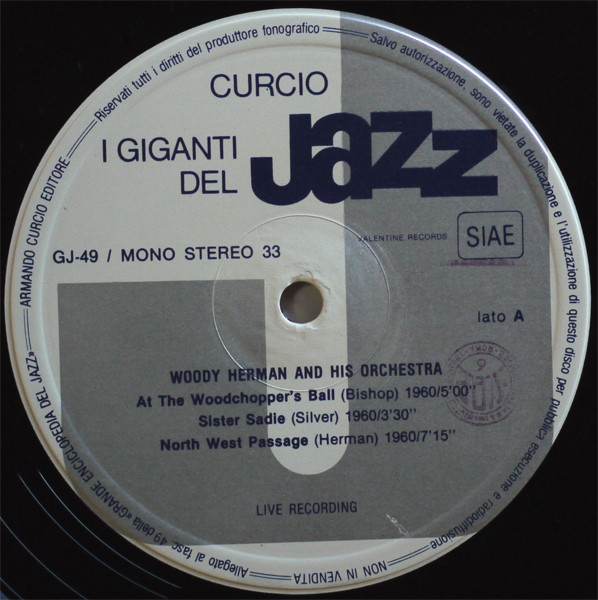 Woody Herman , Gerry Mulligan - I Giganti Del Jazz Vol. 49 | Curcio (GJ-49) - 3