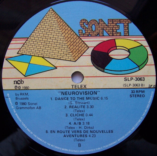 Telex - Neurovision | Sonet (SLP-3063) - 4 Telex - Neurovision | Sonet (SLP-3063) - 4