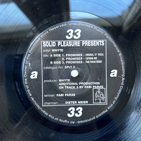 Whyte - Promises | Solid Pleasure (SPLT 5) - 3