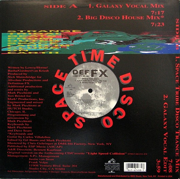 Def FX - Space Time Disco | RCA (07863 62488-1) - 2