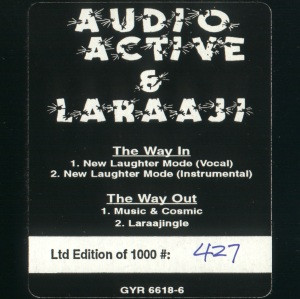 Audio Active & Laraaji - The Way In / The Way Out | Gyroscope (GYR 6618-6) - 2 Audio Active & Laraaji - The Way In / The Way Out | Gyroscope (GYR 6618-6) - 2