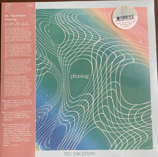 No Vacation - Phasing | Topshelf Records (TSR207) No Vacation - Phasing | Topshelf Records (TSR207)