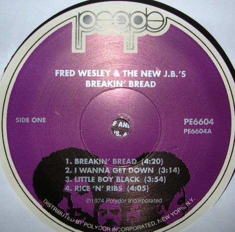 Fred & The New J.B.'s - Breakin' Bread | People (PE 6604) - 3