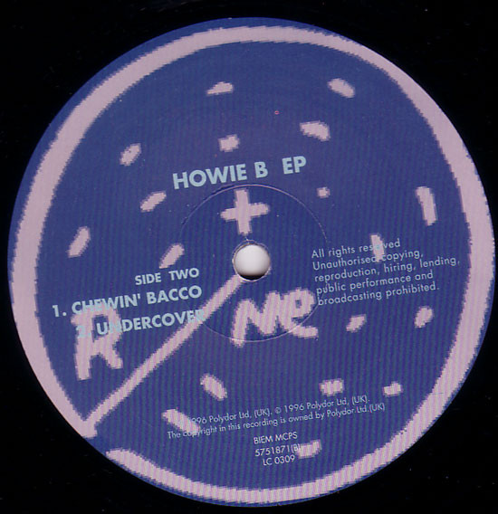 Howie B. - EP | Polydor (5751871) - 3