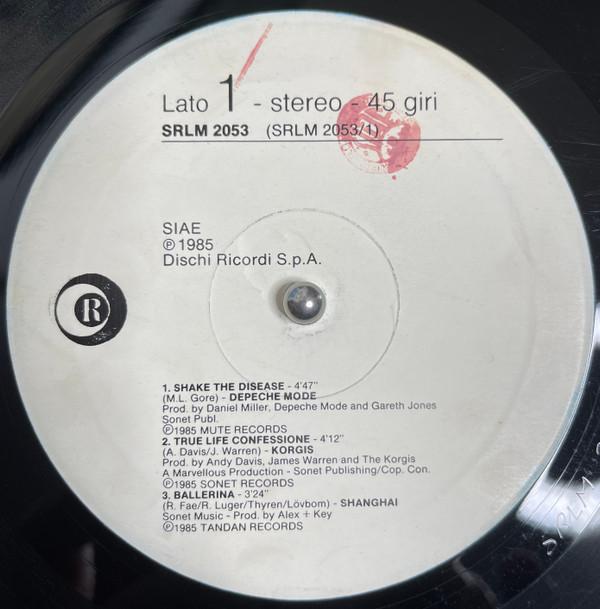 Various - Special For Dee Jays | Ricordi (SRLM 2053)